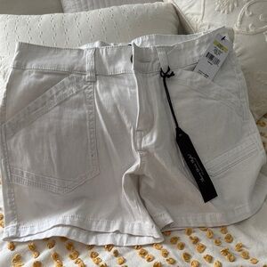 Elegant White Jean Shorts for Women